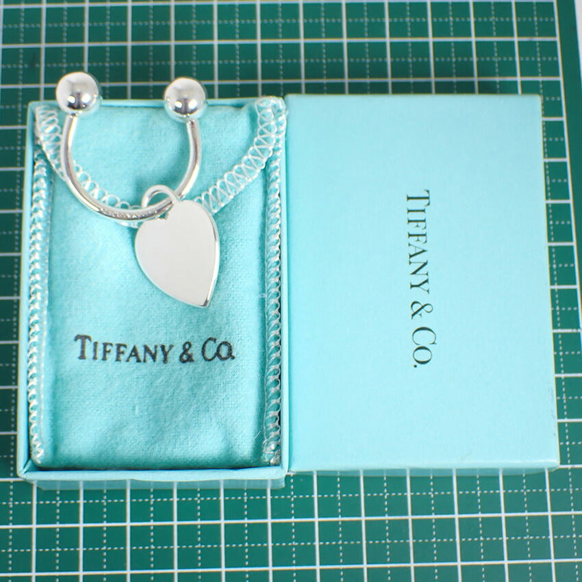 【中古】TIFFANY/ティファニー 925 リターントゥティファニー ハートタグ キーリング/j220-6