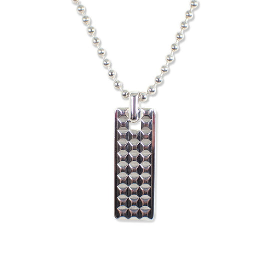 【中古】TIFFANY/ティファニー 925  スクエアスタッズ ペンダント/ネックレス/j220-7