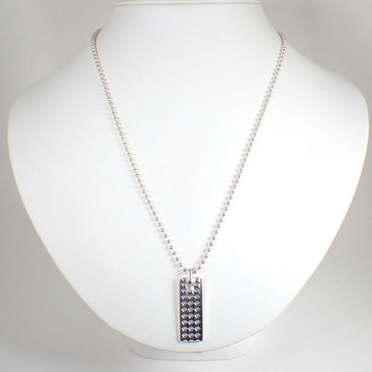 【中古】TIFFANY/ティファニー 925  スクエアスタッズ ペンダント/ネックレス/j220-7