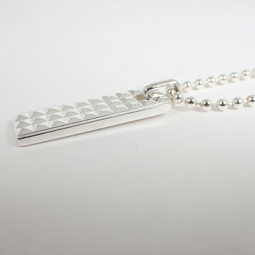 【中古】TIFFANY/ティファニー 925  スクエアスタッズ ペンダント/ネックレス/j220-7
