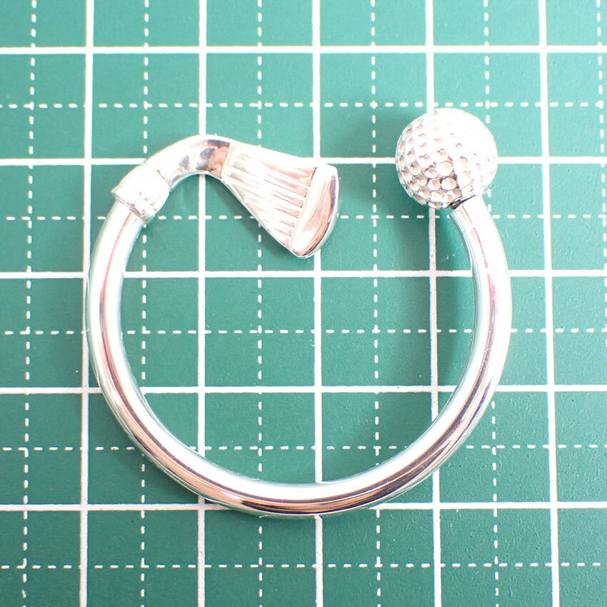 【中古】TIFFANY/ティファニー/925/ゴルフ/キーリング 刻印一部消え/j220-8