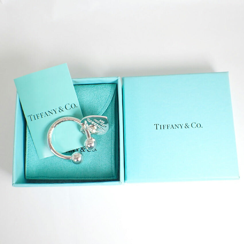 【中古】TIFFANY/ティファニー 925 リターントゥティファニー ハートタグ キーリング/j220-9