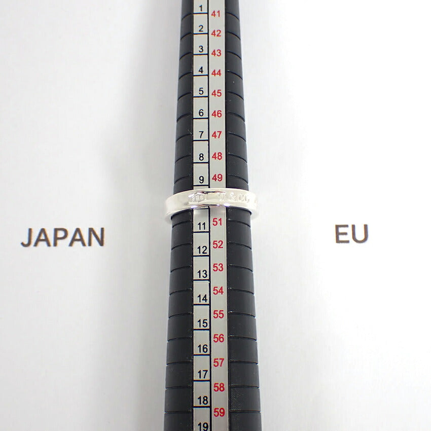 【中古】TIFFANY/ティファニー 925 1837 ナロー リング/10号/j221-10