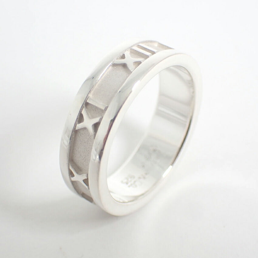 【中古】TIFFANY/ティファニー 925 アトラス リング/16号/j221-2
