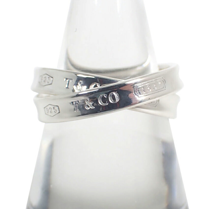 【中古】TIFFANY/ティファニー 925 1837 インターロッキングサークル リング /14号/j221-3