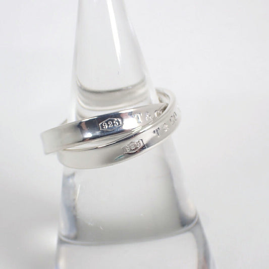 【中古】TIFFANY/ティファニー 925 1837 インターロッキングサークル リング /14号/j221-3