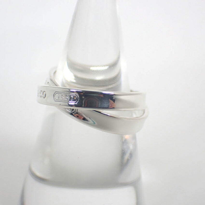 【中古】TIFFANY/ティファニー 925 1837 インターロッキングサークル リング /14号/j221-3