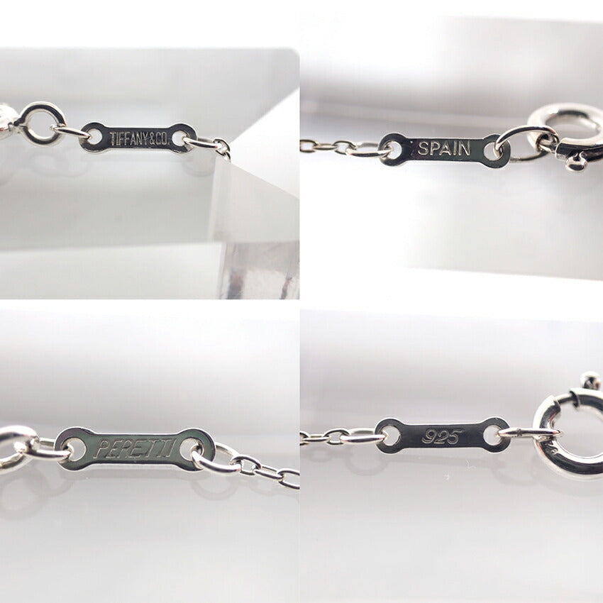 【中古】TIFFANY/ティファニー 925 オープンハート ペンダント/ネックレス/j221-4