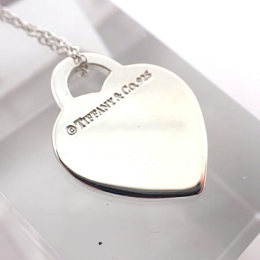 【中古】TIFFANY/ティファニー 925 ノーツハート ペンダント/ネックレス/j221-7