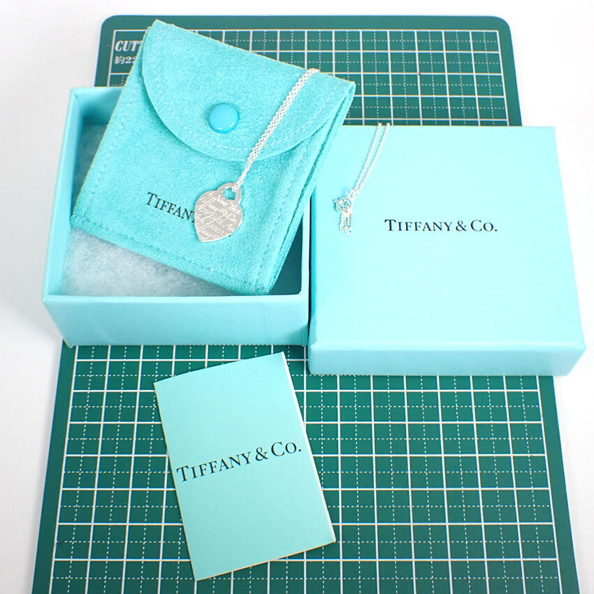 【中古】TIFFANY/ティファニー 925 ノーツハート ペンダント/ネックレス/j221-7