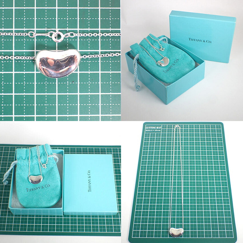 【中古】TIFFANY/ティファニー 925 ビーン ペンダント/ネックレス/j221-8