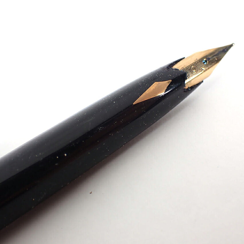 PLATINUM/プラチナ 万年筆　樹脂×ペン先18K　ブラック×ゴールド/j224-12