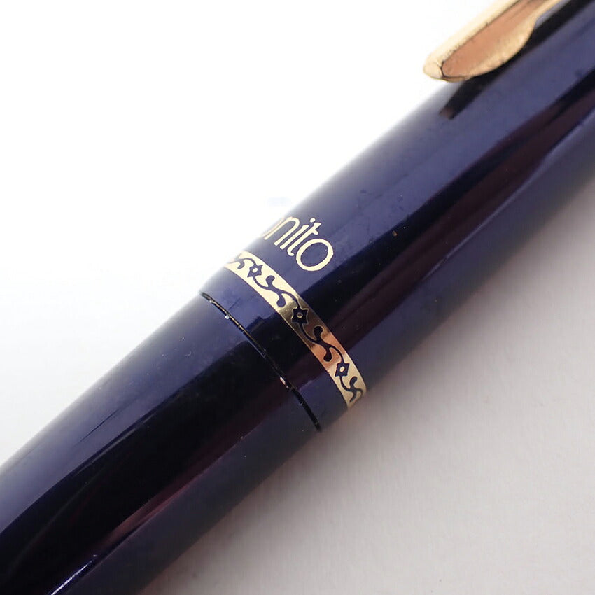 Bonito/ボニート 万年筆　樹脂×ペン先18K　ブルー×ゴールド/j224-9