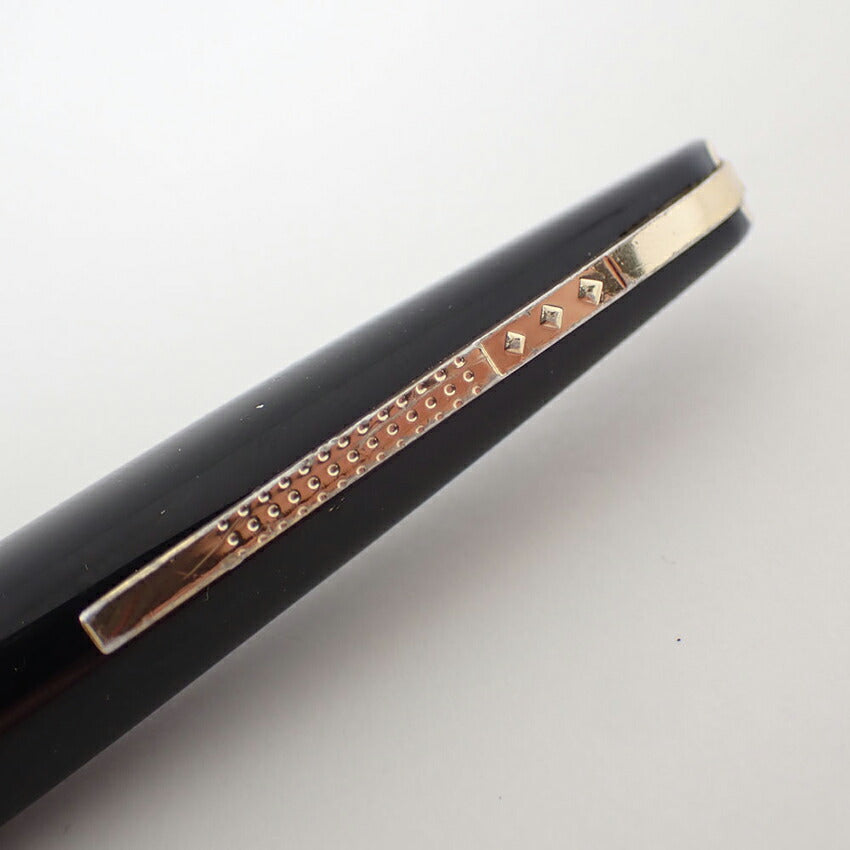 PLATINUM/プラチナ 万年筆　樹脂×ペン先18K　ブラック×ゴールド/j225-10