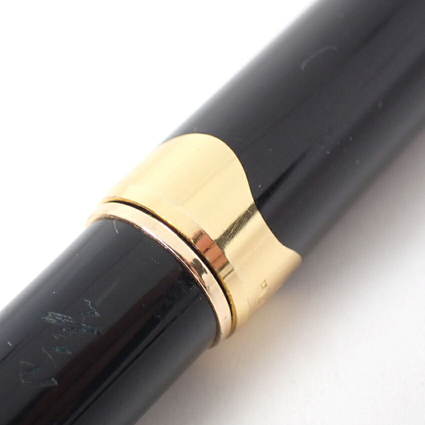 PLATINUM/プラチナ 万年筆　樹脂×ペン先18K　ブラック×ゴールド/j225-1