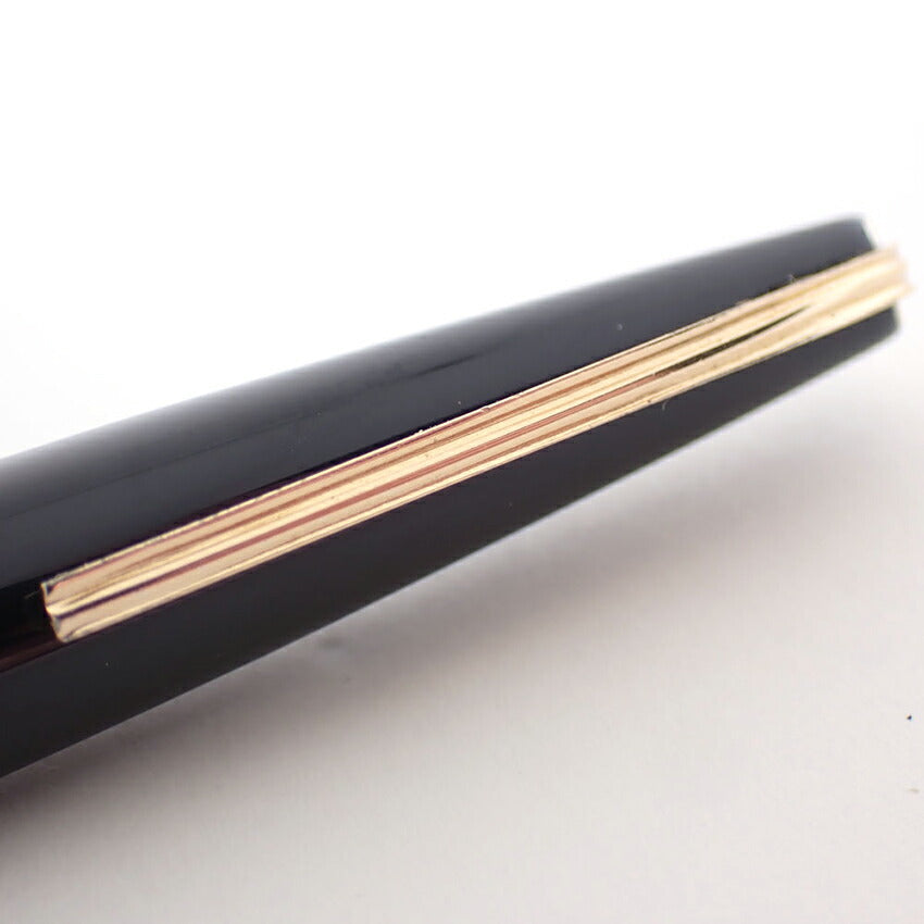 PLATINUM/プラチナ 万年筆　樹脂×ペン先18K　ブラック×ゴールド/j225-3