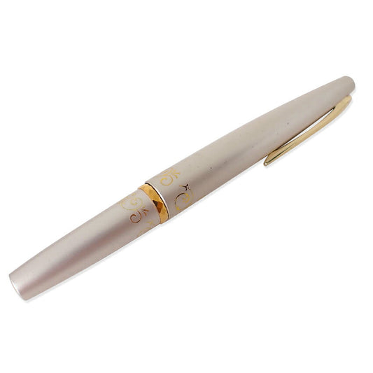 PILOT/パイロット 万年筆 ペン先１８K シルバー×ゴールド/j225-4