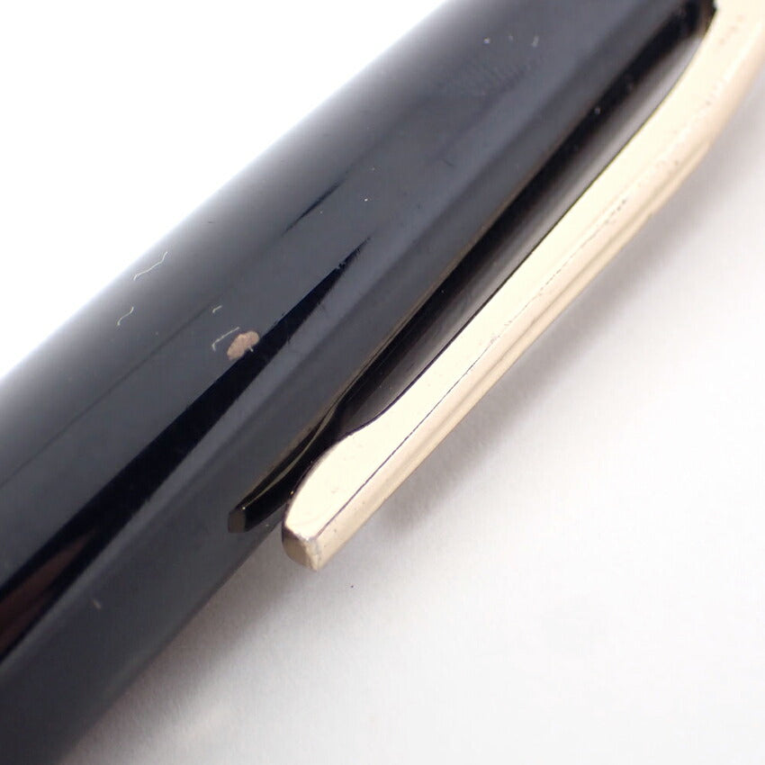 PLATINUM/プラチナ 万年筆　樹脂×ペン先18K　ブラック×ゴールド/j225-5