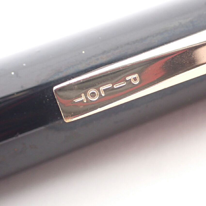 PLATINUM/プラチナ 万年筆　樹脂×ペン先18K　ブラック×ゴールド/j225-8