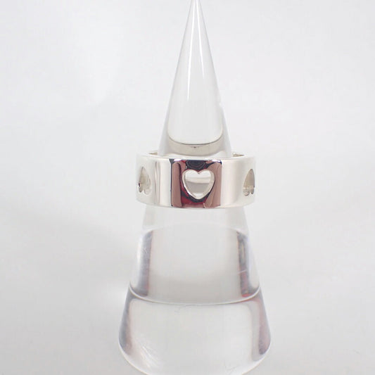【中古】TIFFANY/ティファニー 925 ハート 型抜き  リング/9.5号/j226-1