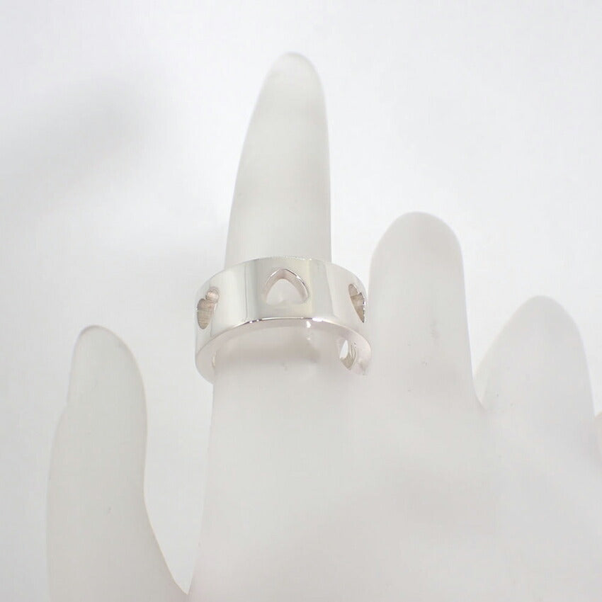 【中古】TIFFANY/ティファニー 925 ハート 型抜き  リング/9.5号/j226-1