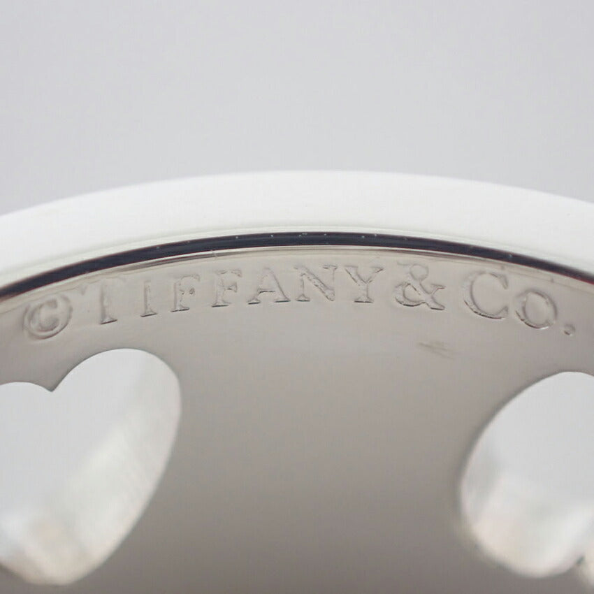 【中古】TIFFANY/ティファニー 925 ハート 型抜き  リング/9.5号/j226-1