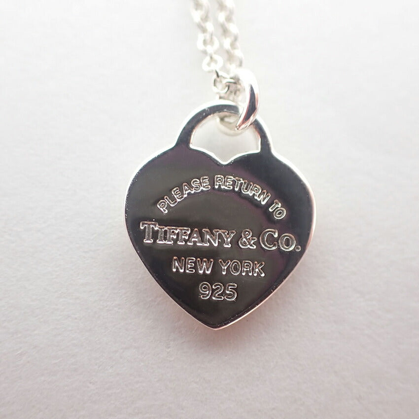 【中古】TIFFANY/ティファニー 925 リターントゥ ダブルハートタグ ピンク ネックレス/j226-3