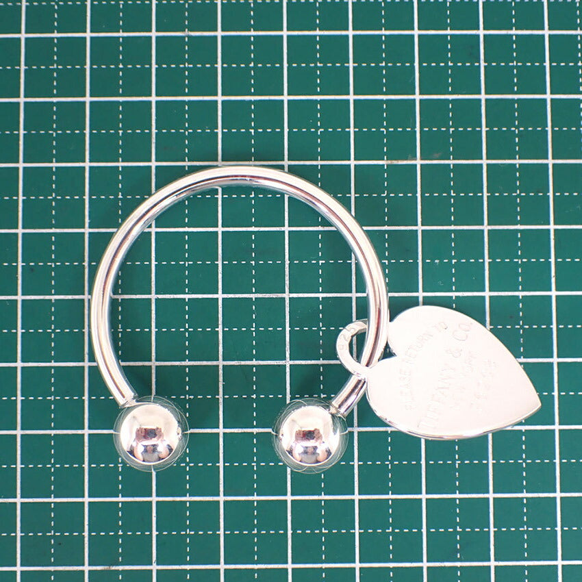 【中古】TIFFANY/ティファニー 925 リターントゥティファニー ハートタグ キーリング/j226-5