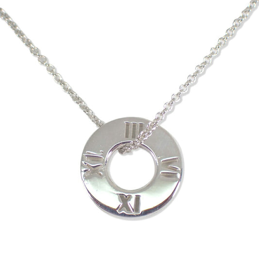 【中古】TIFFANY/ティファニー 925 オープンアトラス サークル ペンダント/ネックレス/j226-9
