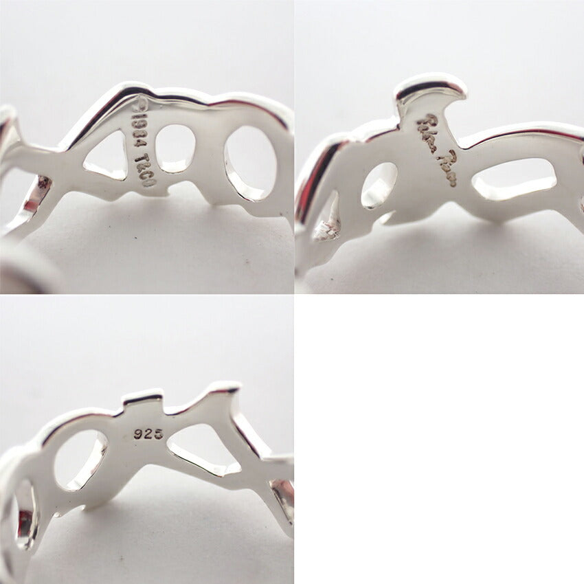 【中古】TIFFANY/ティファニー 925 パロマ・ピカソ ラブ＆キス エタニティリング /10号/j227-10