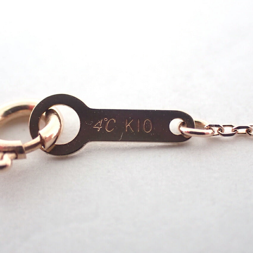 【中古】4℃ K10PG チェーン 45cm/j227-12