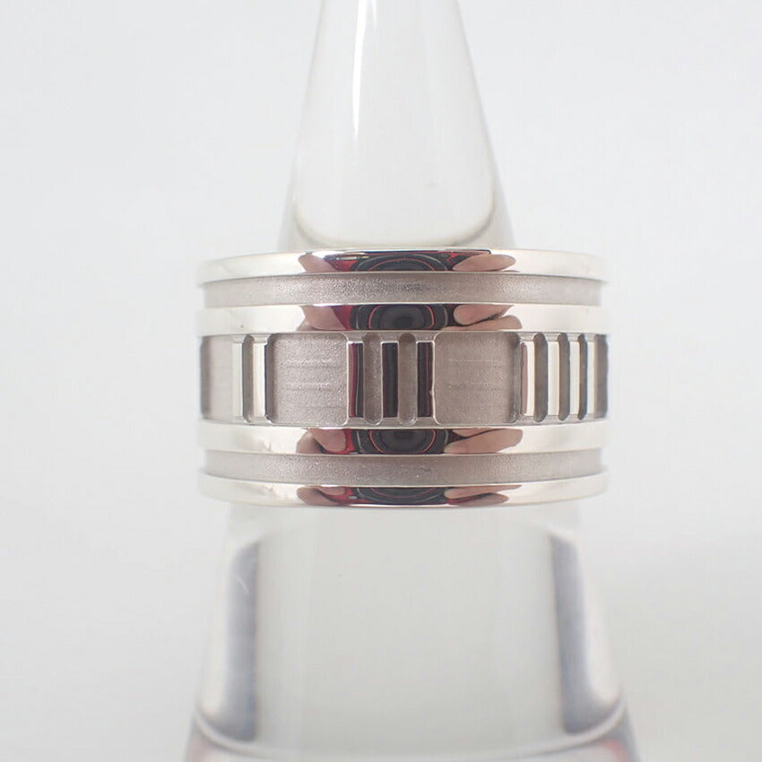【中古】TIFFANY/ティファニー 925 アトラス ワイド リング /14.5号/j227-2