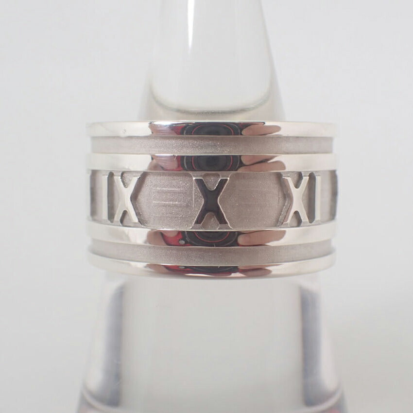 【中古】TIFFANY/ティファニー 925 アトラス ワイド リング /14.5号/j227-2
