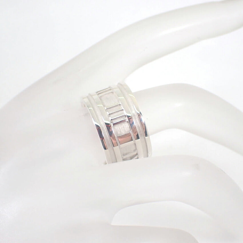 【中古】TIFFANY/ティファニー 925 アトラス ワイド リング /14.5号/j227-2