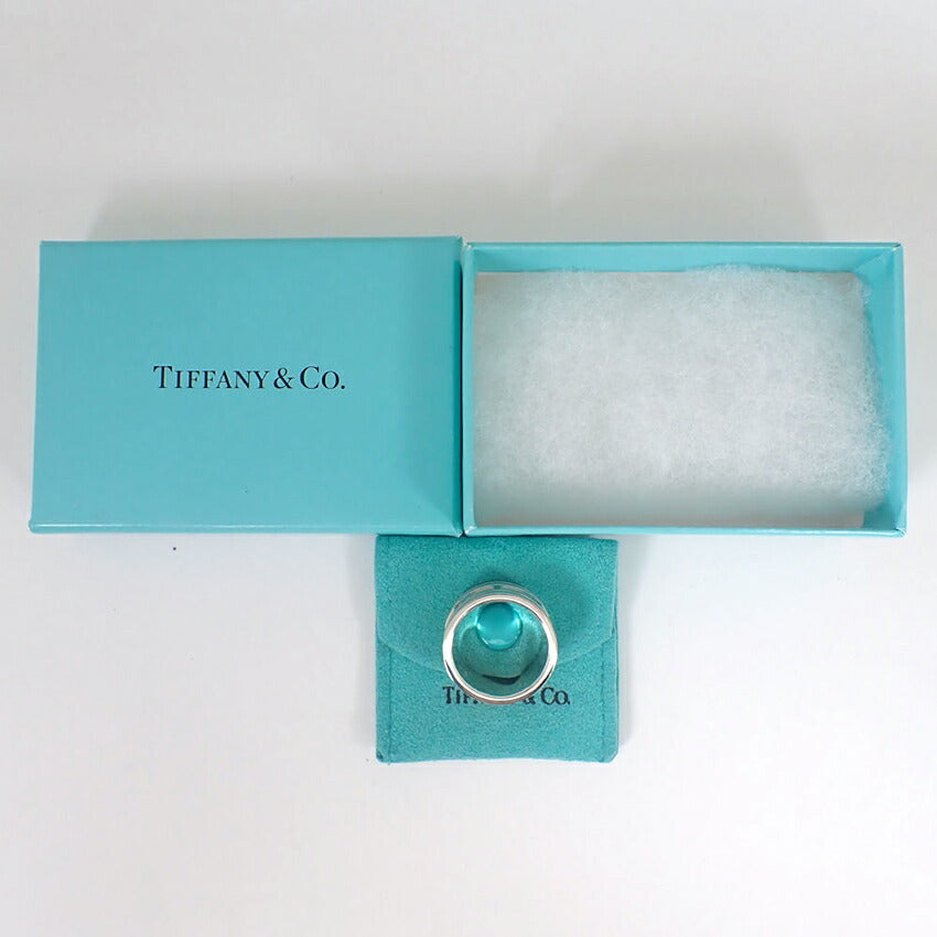 【中古】TIFFANY/ティファニー 925 アトラス ワイド リング /14.5号/j227-2