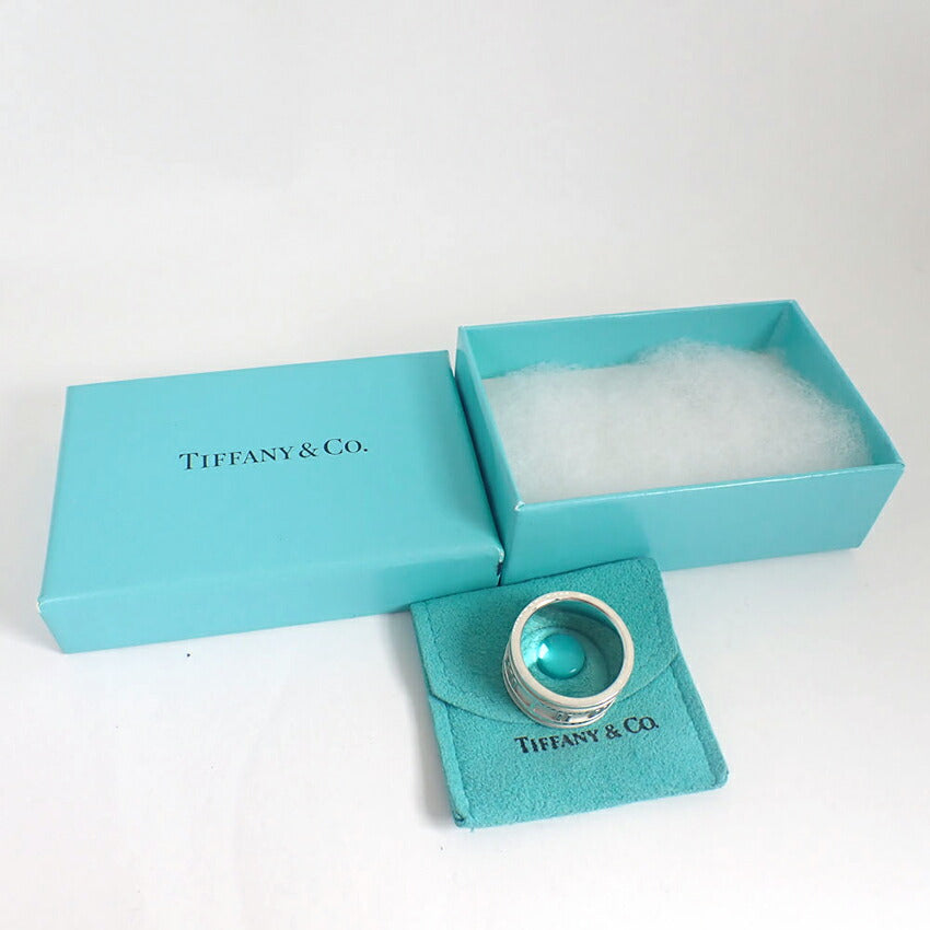 【中古】TIFFANY/ティファニー 925 アトラス ワイド リング /14.5号/j227-2