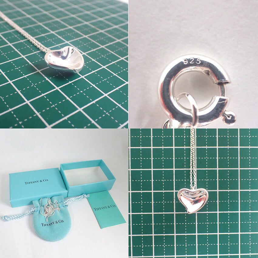 【中古】TIFFANY/ティファニー 925 フルハート ペンダント/ネックレス/j227-4