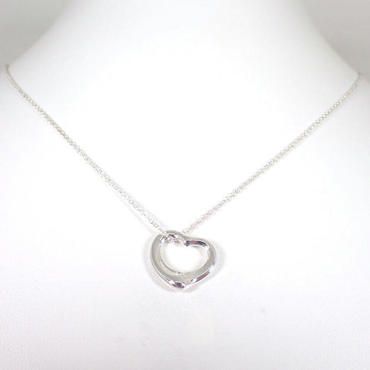 【中古】TIFFANY/ティファニー 925 オープンハート ペンダント/ネックレス/j227-5