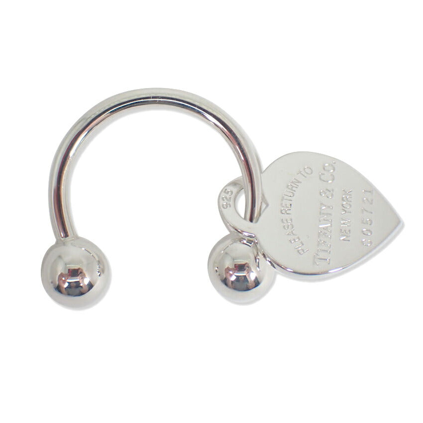 【中古】TIFFANY/ティファニー 925 リターントゥハートタグ キーリング/j227-8