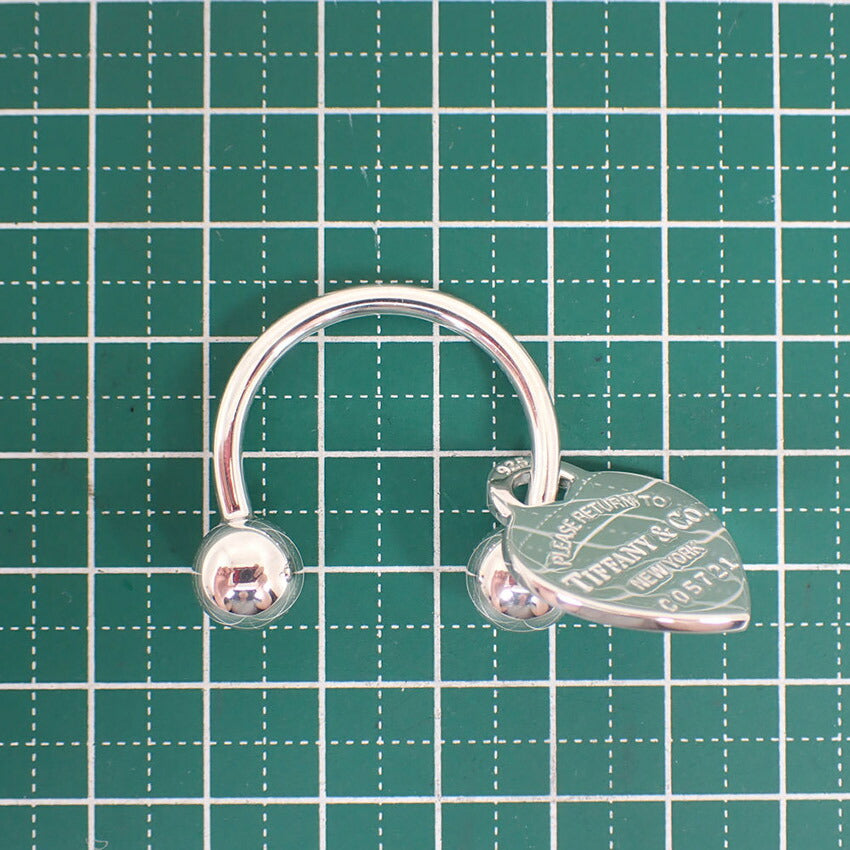 【中古】TIFFANY/ティファニー 925 リターントゥハートタグ キーリング/j227-8