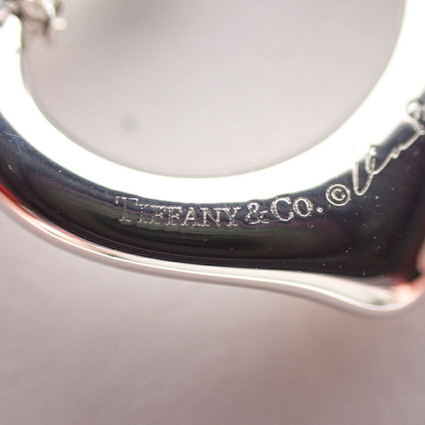 【中古】TIFFANY/ティファニー 925 オープンハート ペンダント/ネックレス/j228-10