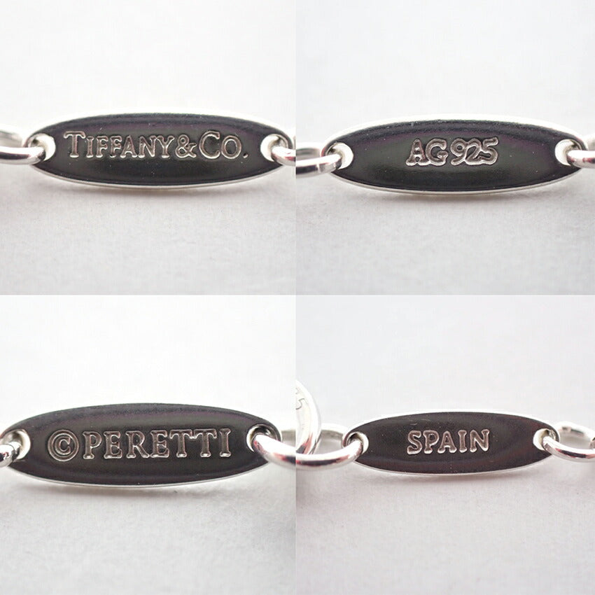 【中古】TIFFANY/ティファニー 925 オープンハート ペンダント/ネックレス/j228-10