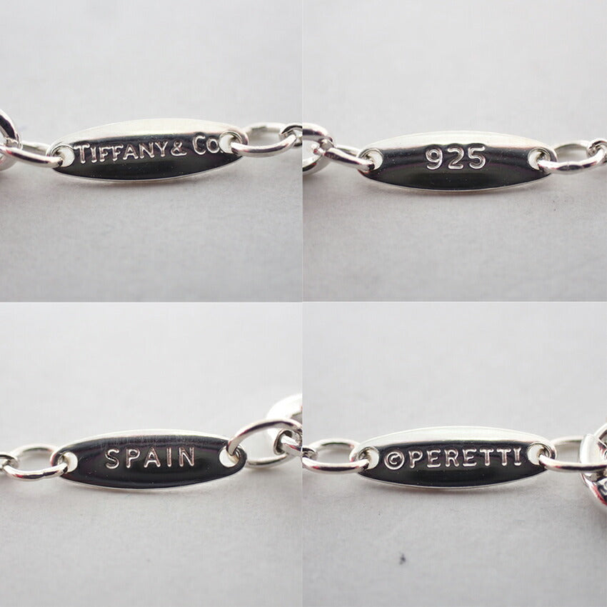 【中古】TIFFANY/ティファニー 925 ティアドロップ ペンダント/ネックレス/j228-11