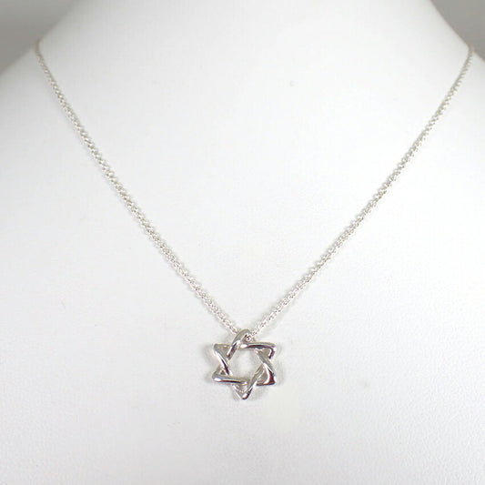 【中古】TIFFANY/ティファニー 925 スターオブダビデ スモール ペンダント/ネックレス/j228-2