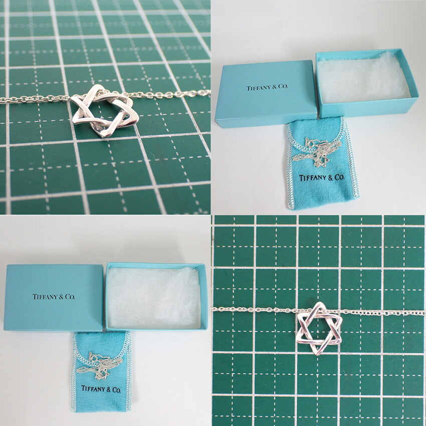 【中古】TIFFANY/ティファニー 925 スターオブダビデ スモール ペンダント/ネックレス/j228-2