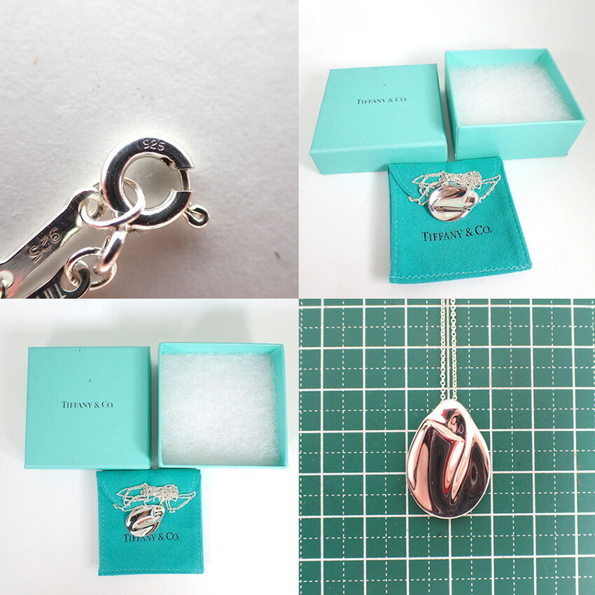 【中古】TIFFANY/ティファニー 925 マドンナ ロング ペンダント/ネックレス/j228-3