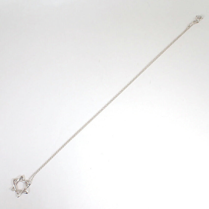 【中古】TIFFANY/ティファニー 925 スターオブダビデ ペンダント/ネックレス/j228-5