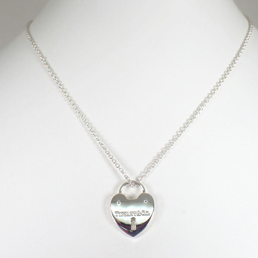 【中古】TIFFANY/ティファニー 925 ハートロック ペンダント/ネックレス/j228-6