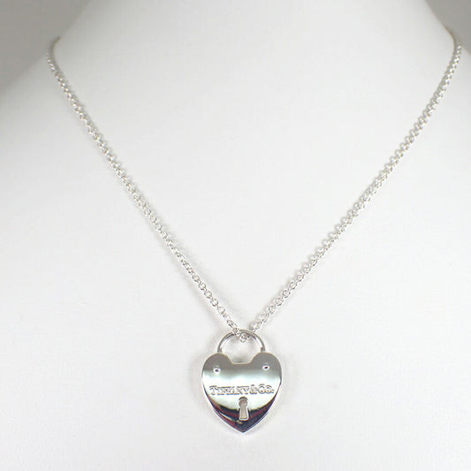 【中古】TIFFANY/ティファニー 925 ハートロック ペンダント/ネックレス/j228-6