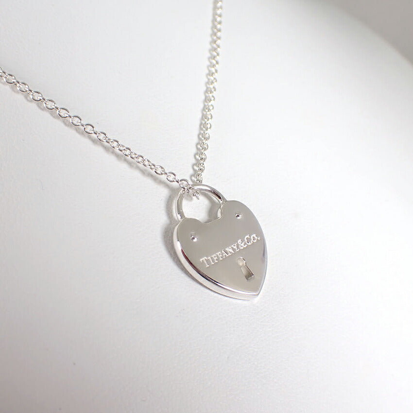 【中古】TIFFANY/ティファニー 925 ハートロック ペンダント/ネックレス/j228-6
